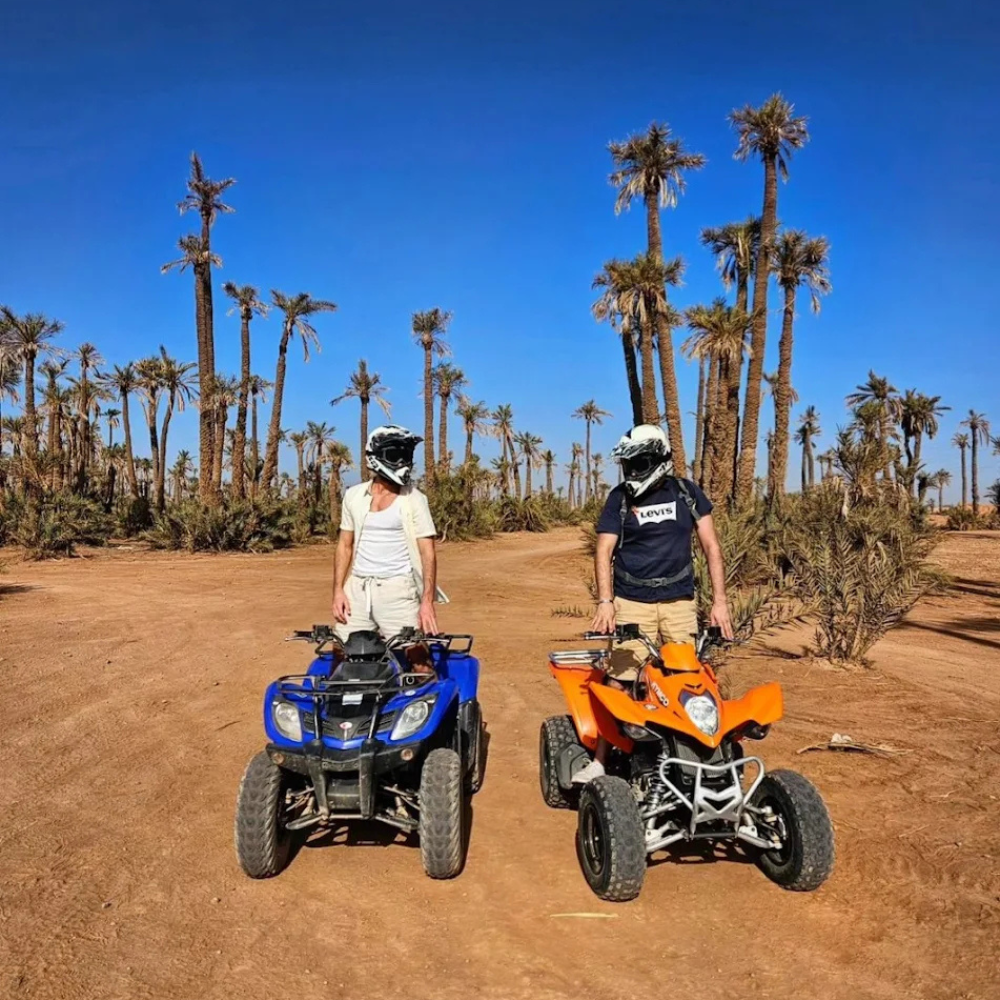 Paseo en quad por el Palmeral de Marrakech